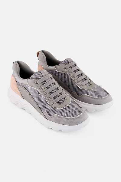 Geox Women D Spherica Slip On Sneaker, Grey