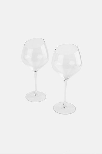 Fissman 2 Pieces Red Wine Glasses Set 550 ml, Transparent