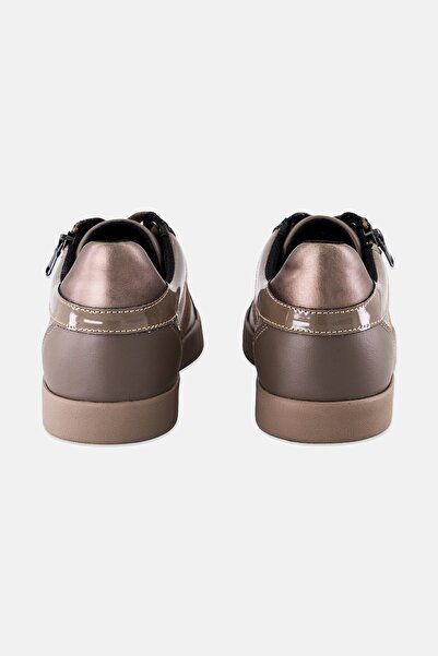 Geox Women Blomiee E Lace Up Sneakers, Dark Taupe