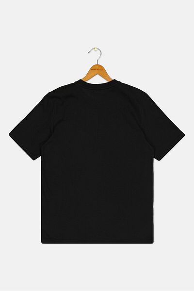 adidas Kids Boy Graphic Print Short Sleeves Outdoor T-Shirt, Black