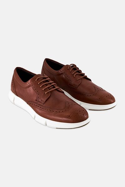 Geox Men Adacter Lace Up Casual Shoes, Brown