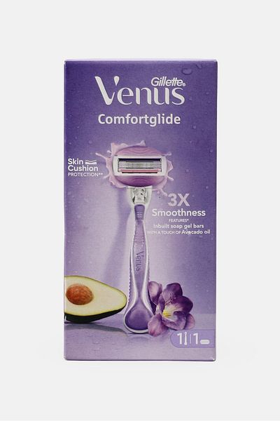 Gillette Comfortglide Breeze Womens Razor Blade Refills, Lavender