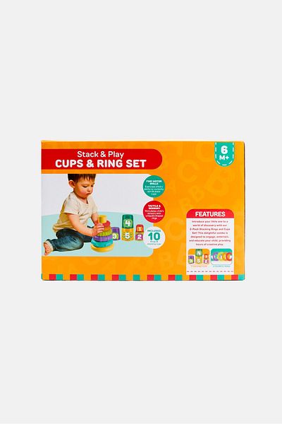 playhut Stacking And Play Cups And Ring Set