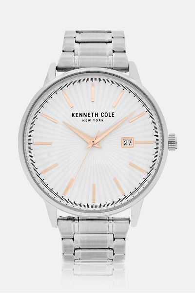Kenneth Cole Men KCWGH2653861 Stainless Steel Watch 44 mm, Silver