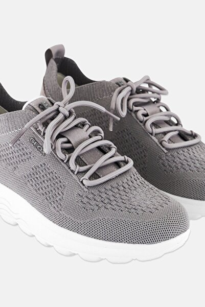 Geox Women Spherica Slip On Sneaker Shoes, Grey