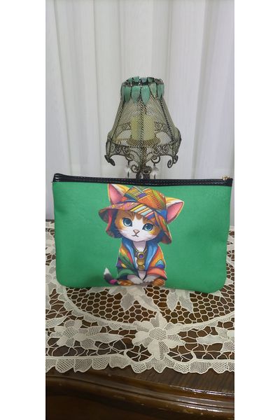 DİGİ PUFF Digipuff Patterned Fabric Portfolio Bag.