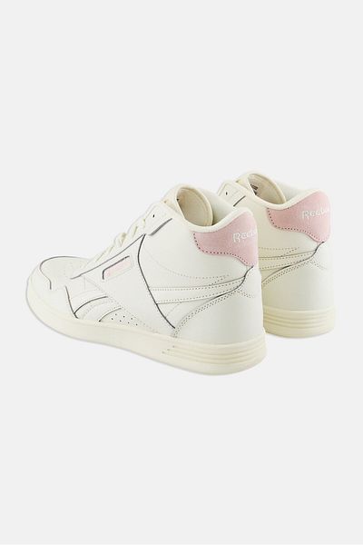 Reebok Women Club High Top Lace Up Tennis Shoes, Off White