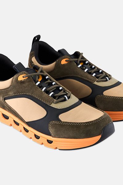 Geox Men U Spherica Ecub4 Lace Up Sneakers, Multicolor