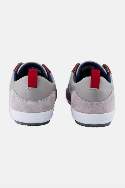 Geox Men Lace Up Casual Shoes, Light Grey