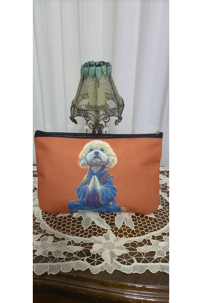 DİGİ PUFF Digipuff Patterned Fabric Portfolio Bag.