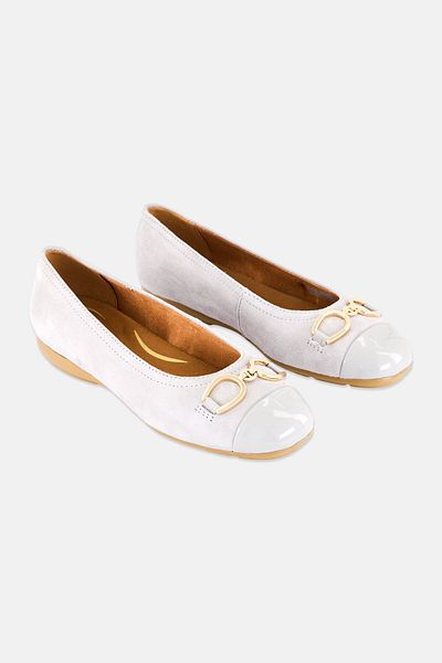 Geox Women Slip On Casual Shoes, Light Grey