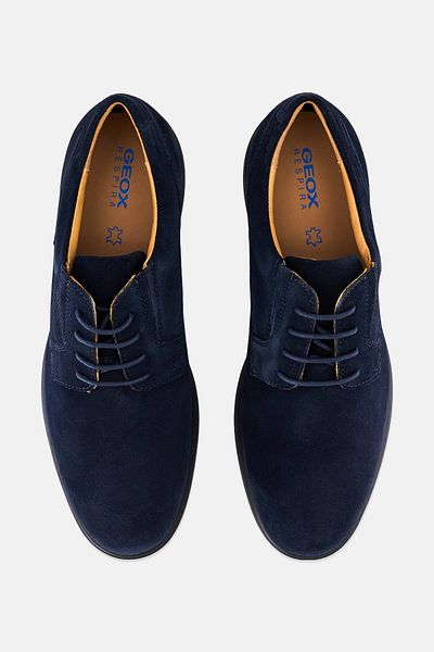 Geox Men Spherica Ec11 Lace Up Derby Shoes, Navy