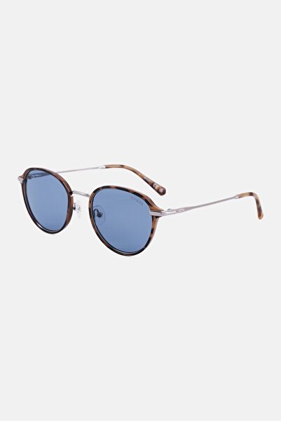 Guess Men GU0006853V53 Round Polarized Sunglasses, Blue