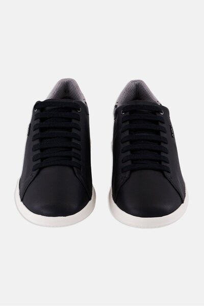 Geox Men U Kennet B Lace Up Casual Shoe, Black