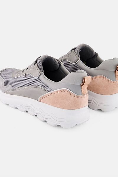Geox Women D Spherica Slip On Sneaker, Grey