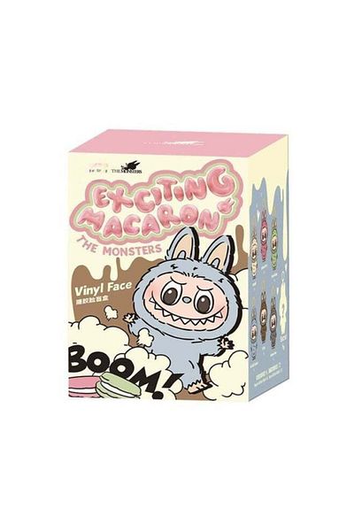 Roomlyne ORIGINAL Bubble Mart LABUBU Labu Heart Macaron Vinyl Face Series Blind Box 1 pcs with QR code
