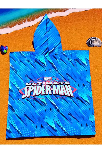 MİLAYS LİFE HOME COLLECTİON Boy's Poncho Cape Beach & Sea Towel