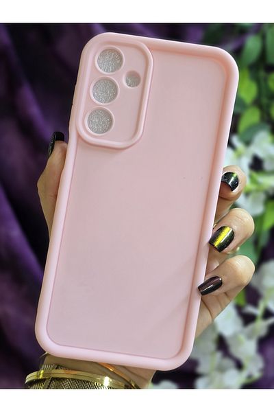 Magic Ring حافظة وردية غير لامعة متوافقة مع هاتف Samsung Galaxy A16 مع دعم زاوية مقاوم للصدمات
