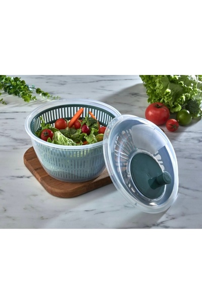 btm home مجفف سلطة الخضار سعة 4.5 لتر