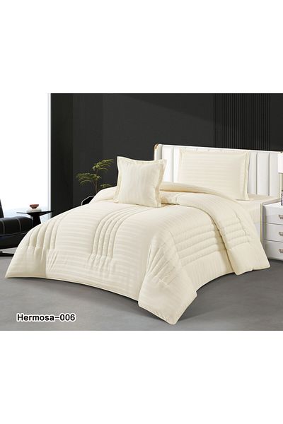 HOURS Hermosa-06 1.5-piece, 4-piece, Queen, Plain, 160cm, Comforter Set