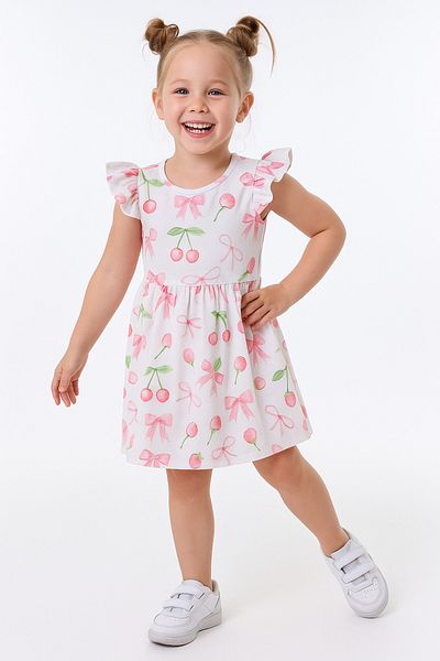 minitrends 3 Pieces 3-Piece Printed Lycra Girl's Dress