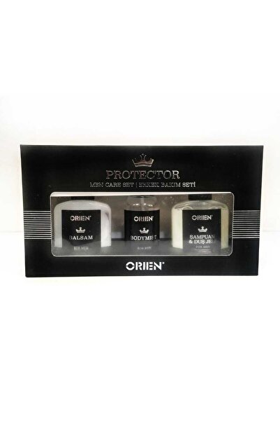 Orien protector erkek bakım seti balsam+vucut spreyi+şampuan&duşjeli 3lu set