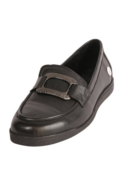 Mammamia D25YA-7330 Hakiki Deri Ortopedik Taban Yumuşacık Babet Ayakkabı