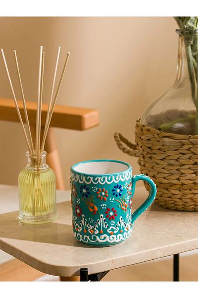 LC Waikiki Mixed Flower Patterned Ceramic Mug 350 ml
