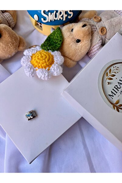 Miravera Jewellery Şirinler Çelik İtalyan Bileklik Charmı
