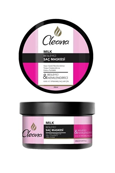 CLEANA MILK BESLEYCİ SAÇ MASKESİ KURU VE YIPRANMIŞ SAÇLAR 1 ADET