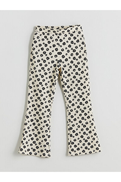 LC Waikiki Peak New Season Mädchen-Leggings mit elastischem Bund und Leoparde...