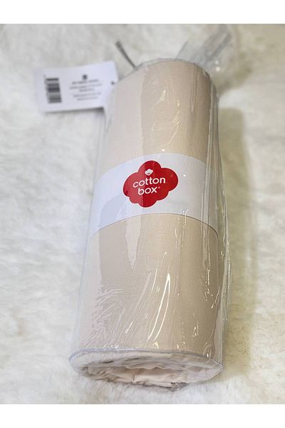 Cotton Box طقم ملاءات مطاطية من القطن بمقاس كينج مقاس 180 × 200 + 28 سم