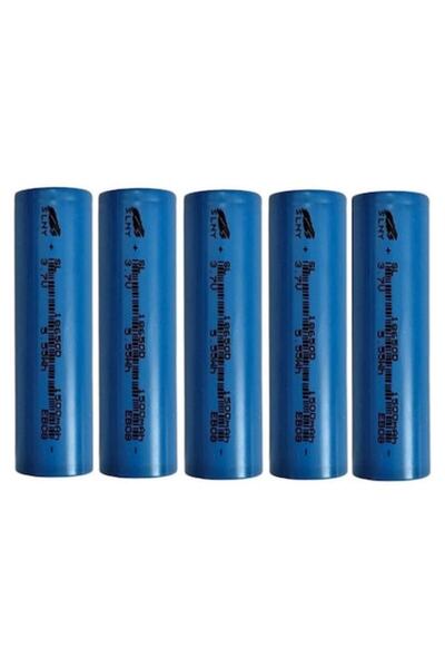 Miro Set 5 acumulatori Li-ion 18650, 3.7V, 1500mAh, Miro
