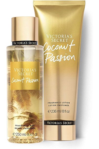 Victoria's Secret مجموعة رذاذ ولوشن جوز الهند