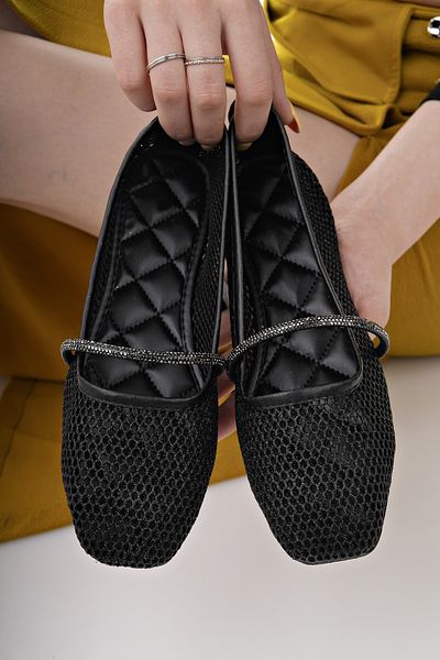 Modafırsat Women's Ballet Flats Stone Stylish Home Business Office Daily Shoes