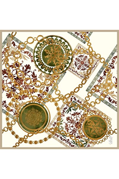 LA BOUTIQUE 2383-01 حرير تويل 90X90