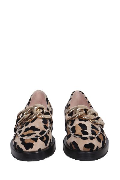 N°21 Moccasins With Oversized Chain