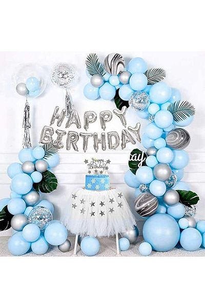 Baloane Vesele Arcada Baloane Zi de Nastere Happy Birthday + Topper ARC61