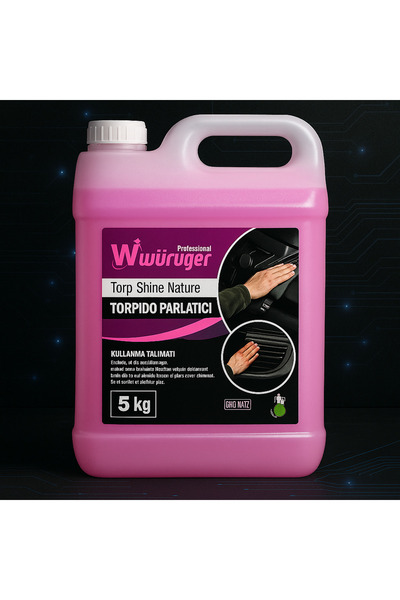 Würuger 5 KG Kokulu Torpido ve Plastik Parlatıcı Krem Süt
