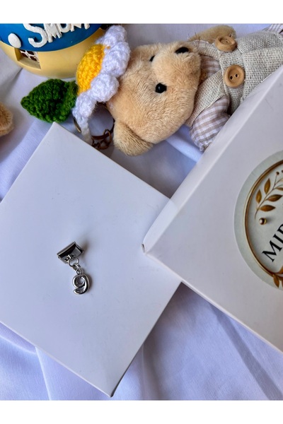 Miravera Jewellery Balon Rakam Çelik İtalyan Bileklik Charmı