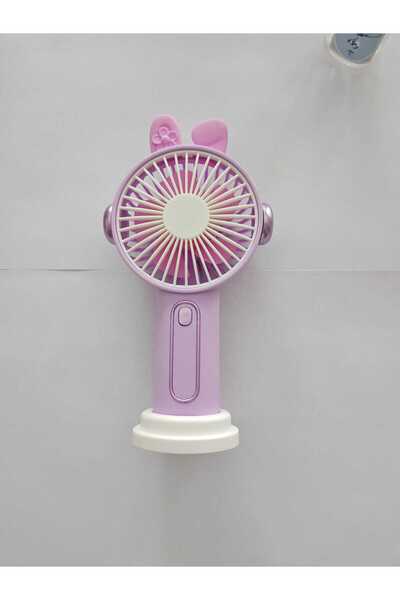 Luluyen Mini El Fanı Büyük Boy Şarjlı Figürlü 3 Kademeli Taşınabilir Vantilat...