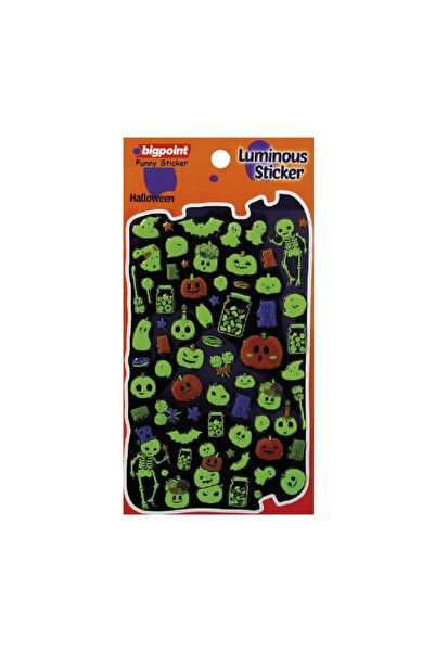 Bigpoint Autocolant cu schelete și fantome fosforescente x 15 bucăți