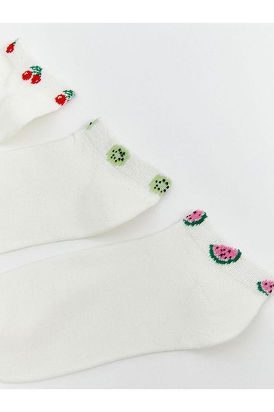 LC Waikiki Printed Women's Booties Socks 5-Piece (S5)