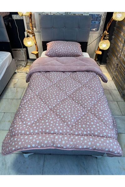 VİLERA HOME New Generation Double Sided Single Person Welsoft Pillow Case Duvet