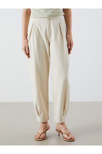 LC Waikiki Pantaloni de damă, cu talie elastică, crocodil