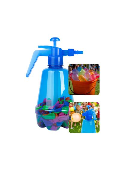 Tim 500 Timacon Waterproof Balloons, Multicolored, with Inflator Pump Included