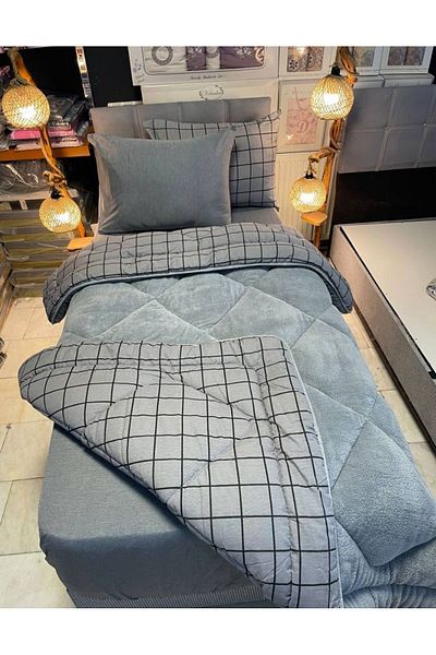 VİLERA HOME New Generation Double-Sided Single Person Pillowcase Quilt