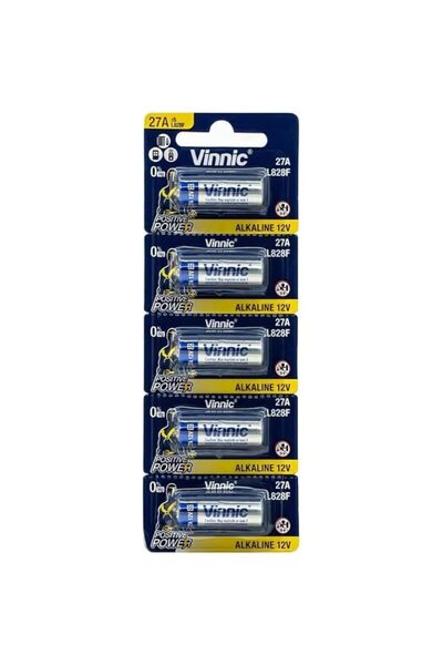 Vinnic بطاريات قلوية 12 فولت بقوة 27 أمبير (L828F) - 5 قطع