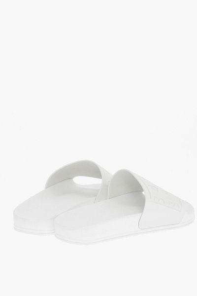 Maison Margiela Mm6 Slide-uri solide în culori cu logo în relief