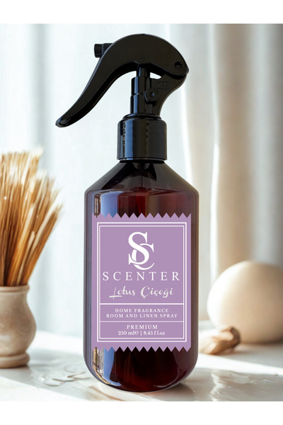 SCENTER Lotus Çiçeği Oda Ve Çamaşır Spreyi Oda Kokusu 250 ml